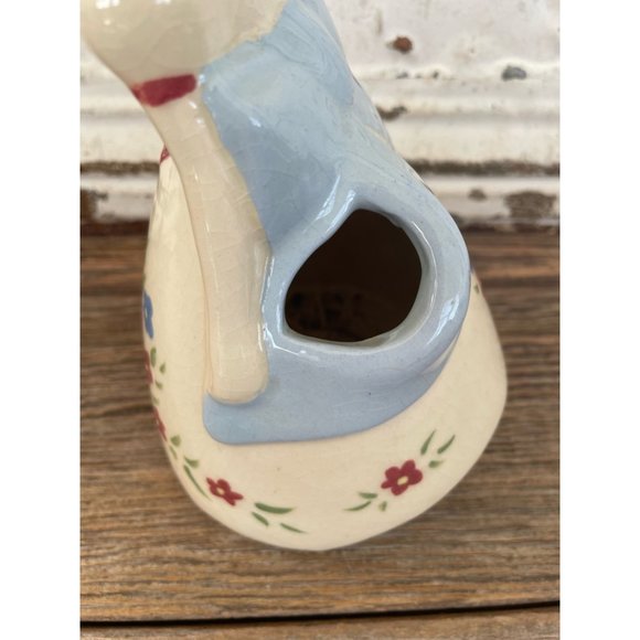 Vintage 1950s Weil Ware California Pottery Lady Double Planter Vase - Picture 6 of 11